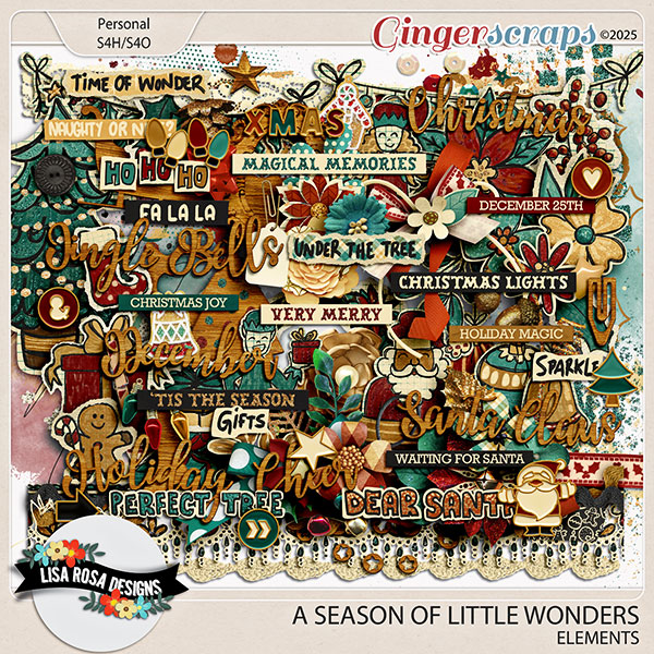 A Season Of Little Wonders - Elements by Lisa Rosa Designs