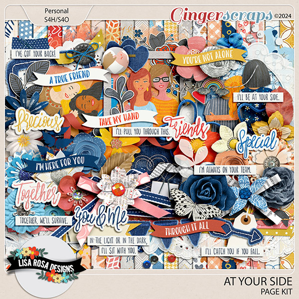 At Your Side - Page Kit by Lisa Rosa Designs