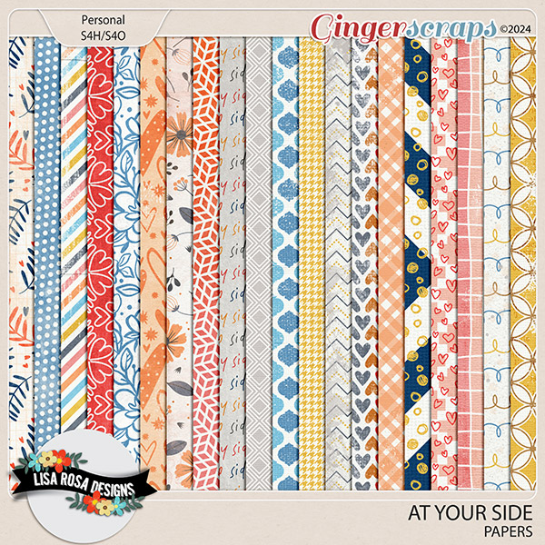 At Your Side - Papers by Lisa Rosa Designs