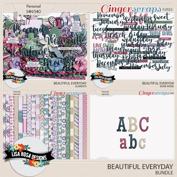 Beautiful Everyday - Bundle by Lisa Rosa Designs