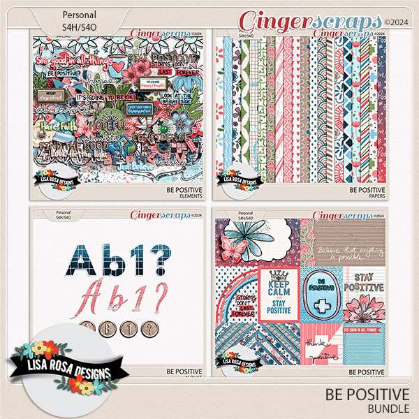 Be Positive - Bundle by Lisa Rosa Designs
