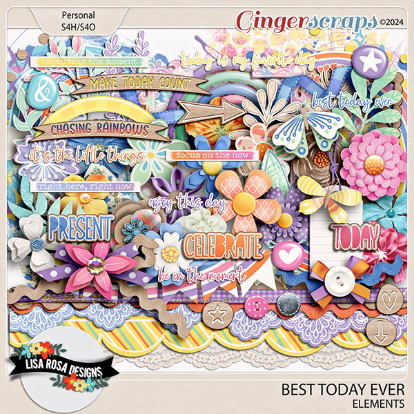 Best Today Ever - Elements by Lisa Rosa Designs