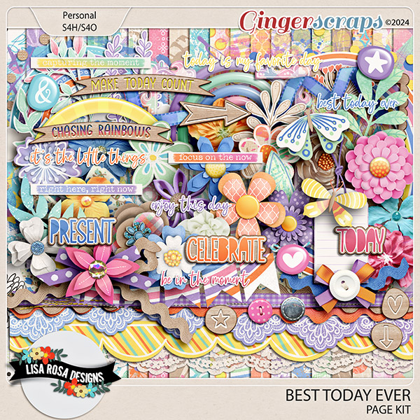 Best Today Ever - Page Kit by Lisa Rosa Designs