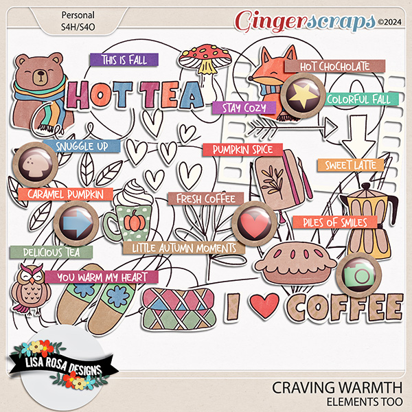 Craving Warmth - Elements Too by Lisa Rosa Designs