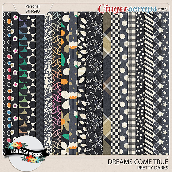 Dreams Come True - Pretty Darks by Lisa Rosa Designs