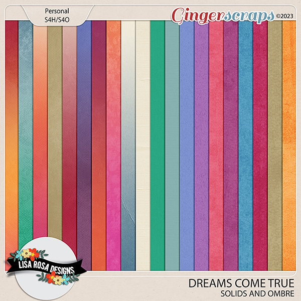 Dreams Come True - Solids and Ombre by Lisa Rosa Designs