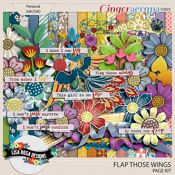 Flap Those Wings - Page Kit by Lisa Rosa Designs