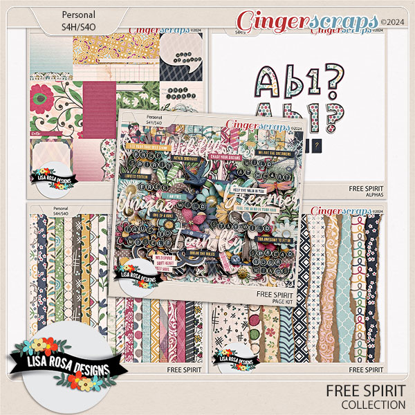 Free Spirit - Collection by Lisa Rosa Designs