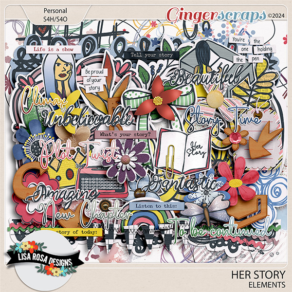 Her Story - Elements by Lisa Rosa Designs