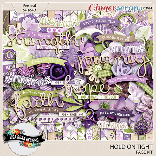 Hold On Tight - Page Kit by Lisa Rosa Designs