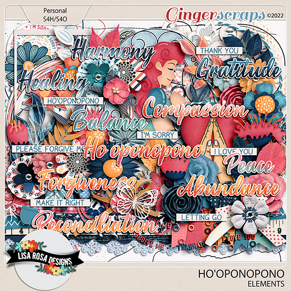 Ho'oponopono - Elements by Lisa Rosa Designs