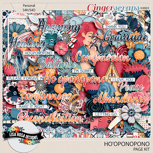 Ho'oponopono - Page Kit by Lisa Rosa Designs