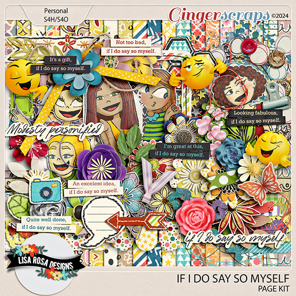 If I Do Say So Myself - Page Kit by Lisa Rosa Designs