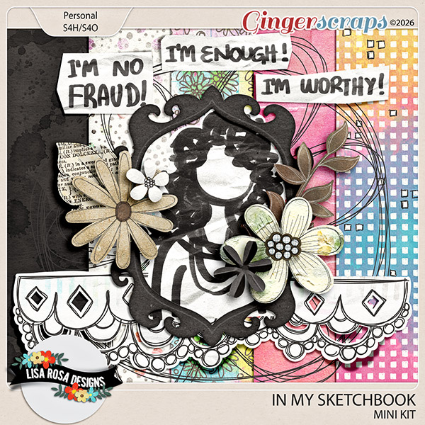 In My Sketchbook - Mini Kit by Lisa Rosa Designs
