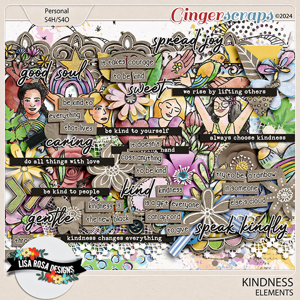 Kindness - Elements by Lisa Rosa Designs