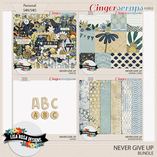 Never Give Up - Bundle by Lisa Rosa Designs