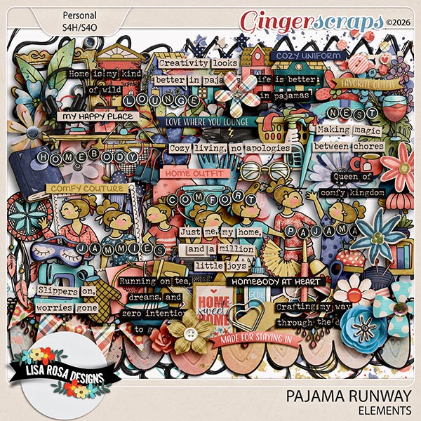 Pajama Runway - Elements by Lisa Rosa Designs