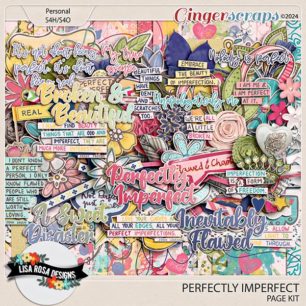 Perfectly Imperfect - Page Kit by Lisa Rosa Designs