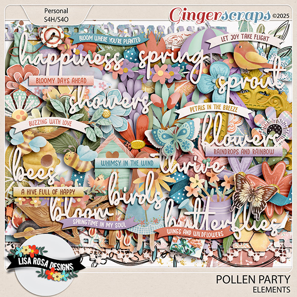 Pollen Party - Elements by Lisa Rosa Designs