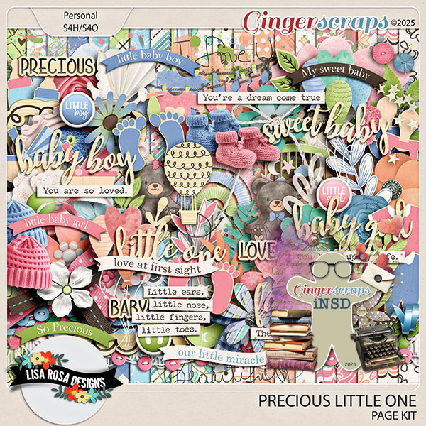 Precious Little One - Page Kit by Lisa Rosa Designs