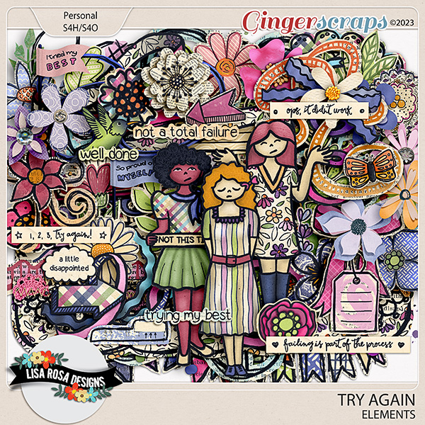 Try Again - Elements by Lisa Rosa Designs