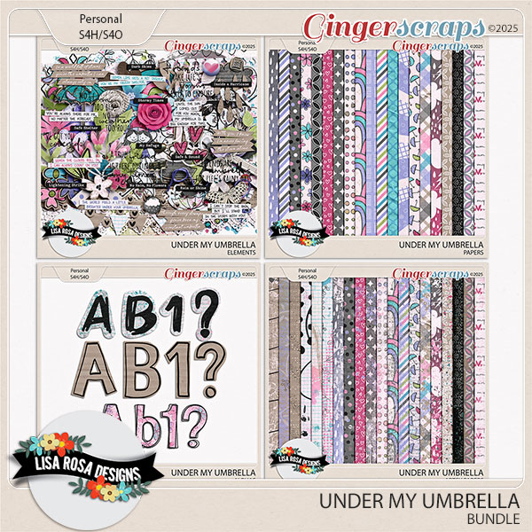 Under My Umbrella - Bundle by Lisa Rosa Designs
