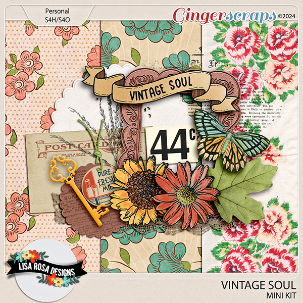 Vintage Soul - Mini Kit by Lisa Rosa Designs