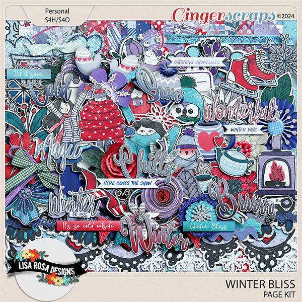 Winter Bliss - Page Kit by Lisa Rosa Designs