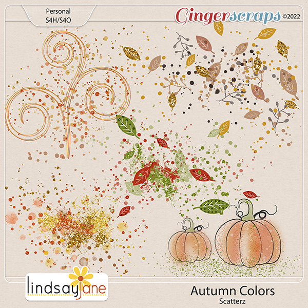 Autumn Colors Scatterz by Lindsay Jane