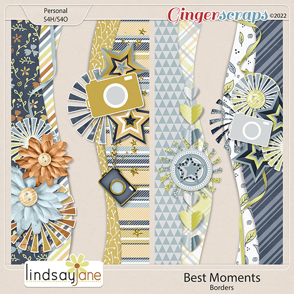 Best Moments Borders by Lindsay Jane