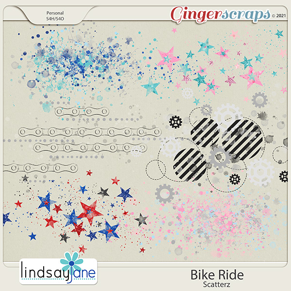 Bike Ride Scatterz by Lindsay Jane