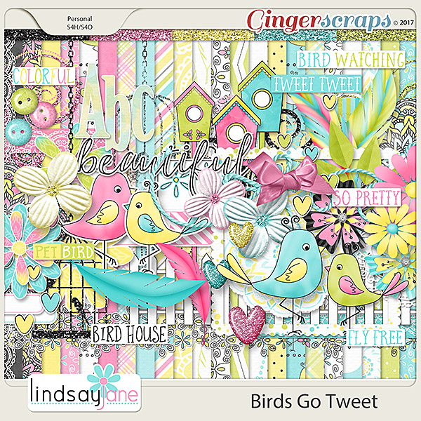 Birds Go Tweet by Lindsay Jane