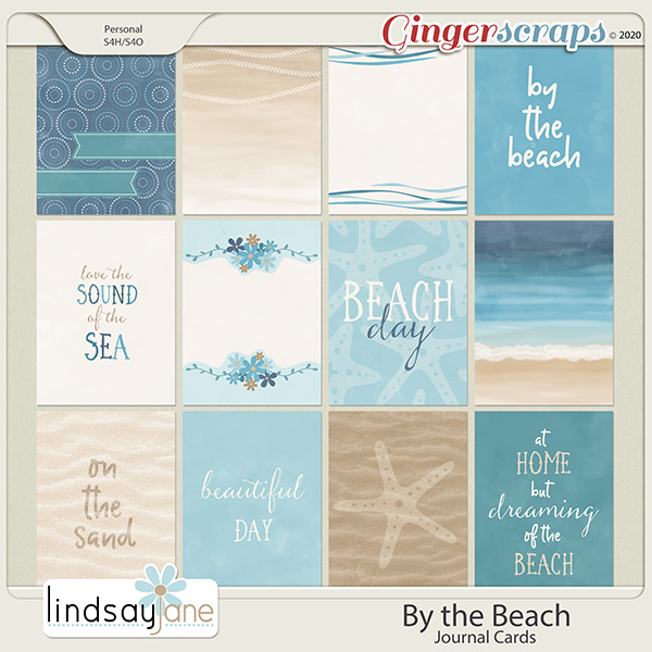 By The Beach Journal Cards by Lindsay Jane