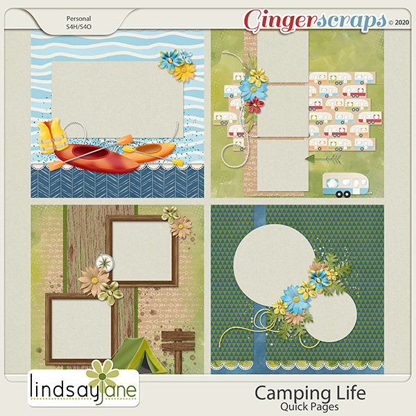 Camping Life Quick Pages by Lindsay Jane