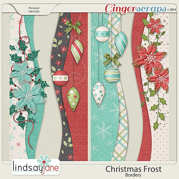 Christmas Frost Borders by Lindsay Jane