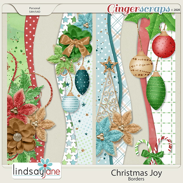 Christmas Joy Borders by Lindsay Jane