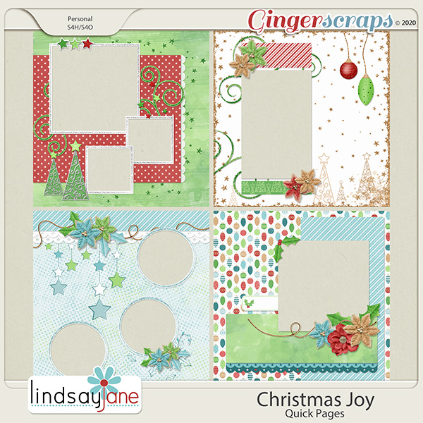 Christmas Joy Quick Pages by Lindsay Jane