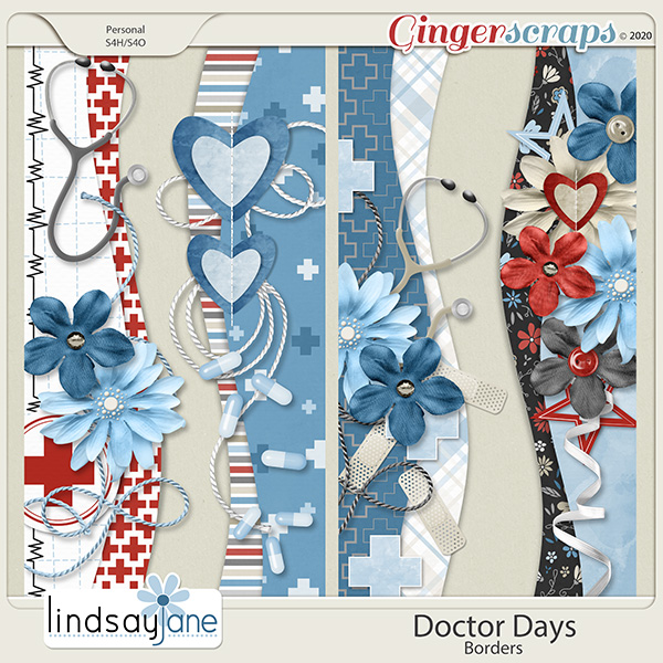 Doctor Days Borders by Lindsay Jane