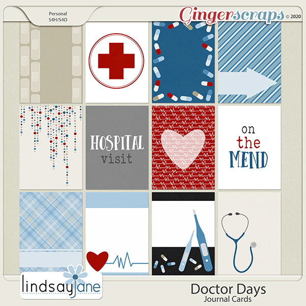Doctor Days Journal Cards by Lindsay Jane