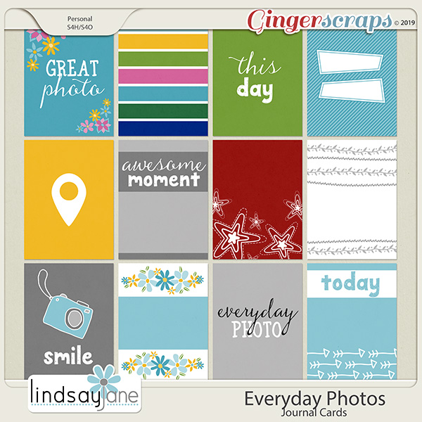 Everyday Photos Journal Cards by Lindsay Jane
