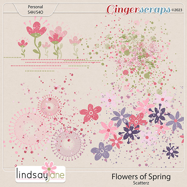 Flowers of Spring Scatterz by Lindsay Jane