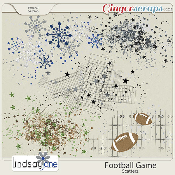 Football Game Scatterz by Lindsay Jane