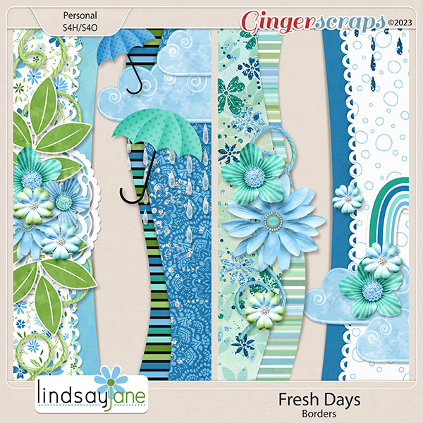 Fresh Days Borders by Lindsay Jane