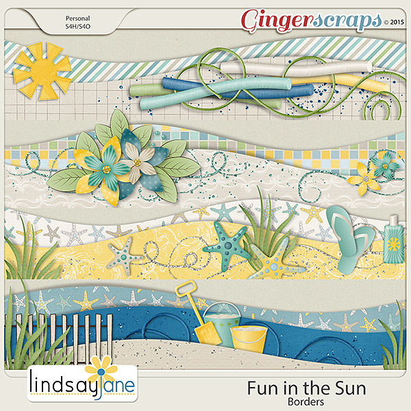 Fun In The Sun Borders by Lindsay Jane