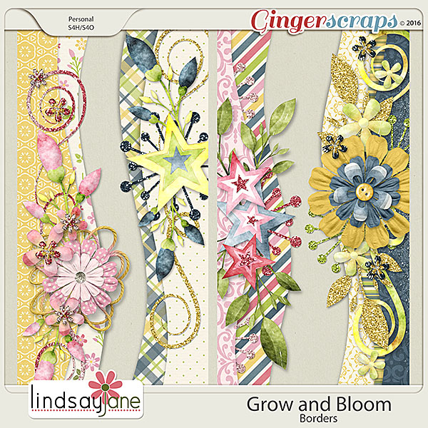 Grow and Bloom Borders by Lindsay Jane