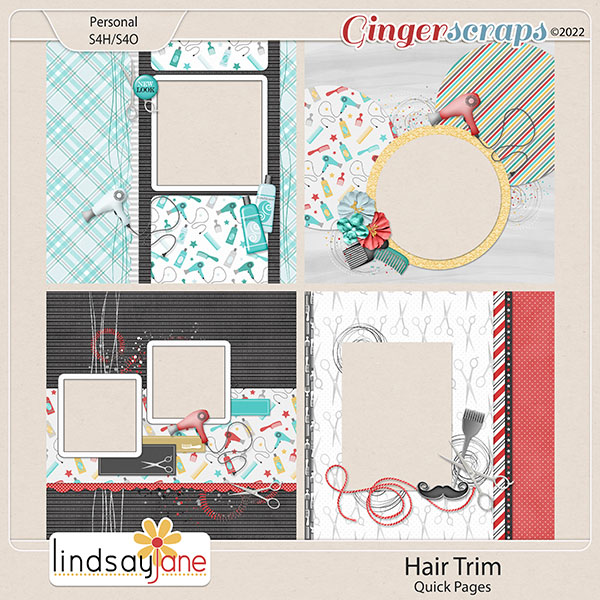 Hair Trim Quick Pages by Lindsay Jane
