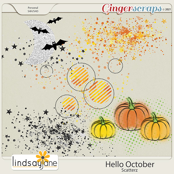 Hello October Scatterz by Lindsay Jane