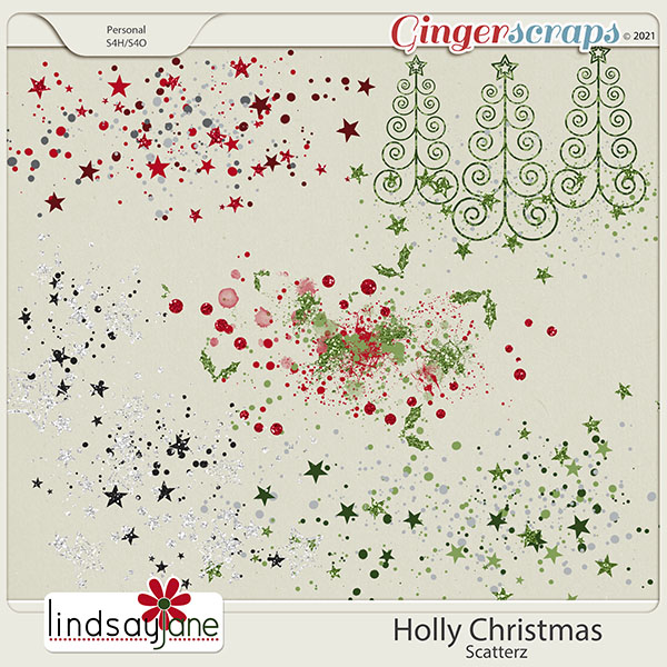 Holly Christmas Scatterz by Lindsay Jane