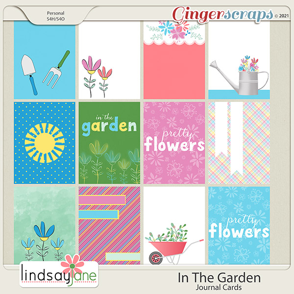 In The Garden Journal Cards by Lindsay Jane