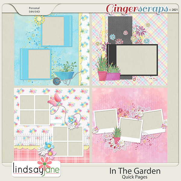 In The Garden Quick Pages by Lindsay Jane